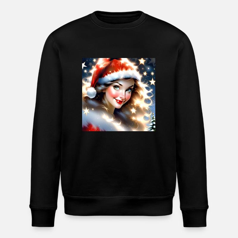 Joyeux Noel #6 - Sweat bio ROLLER Stanley/Stella Unisexe - noir
