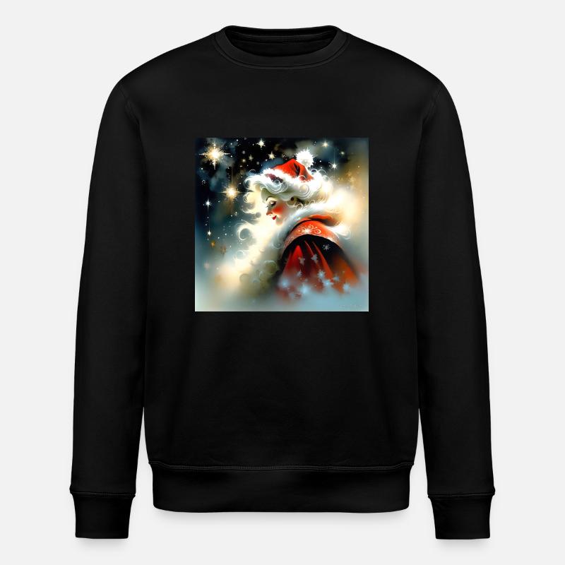 Frohe Weihnachten #8 - Stanley/Stella Unisex Bio-Sweatshirt ROLLER - Schwarz