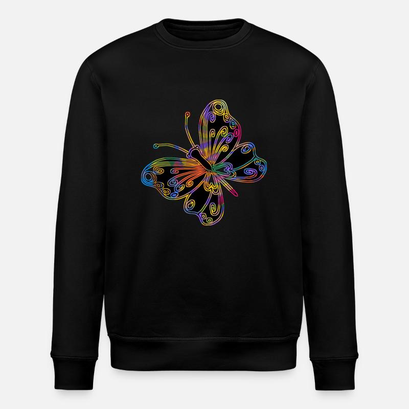 Papillon - Sweat bio ROLLER Stanley/Stella Unisexe - noir