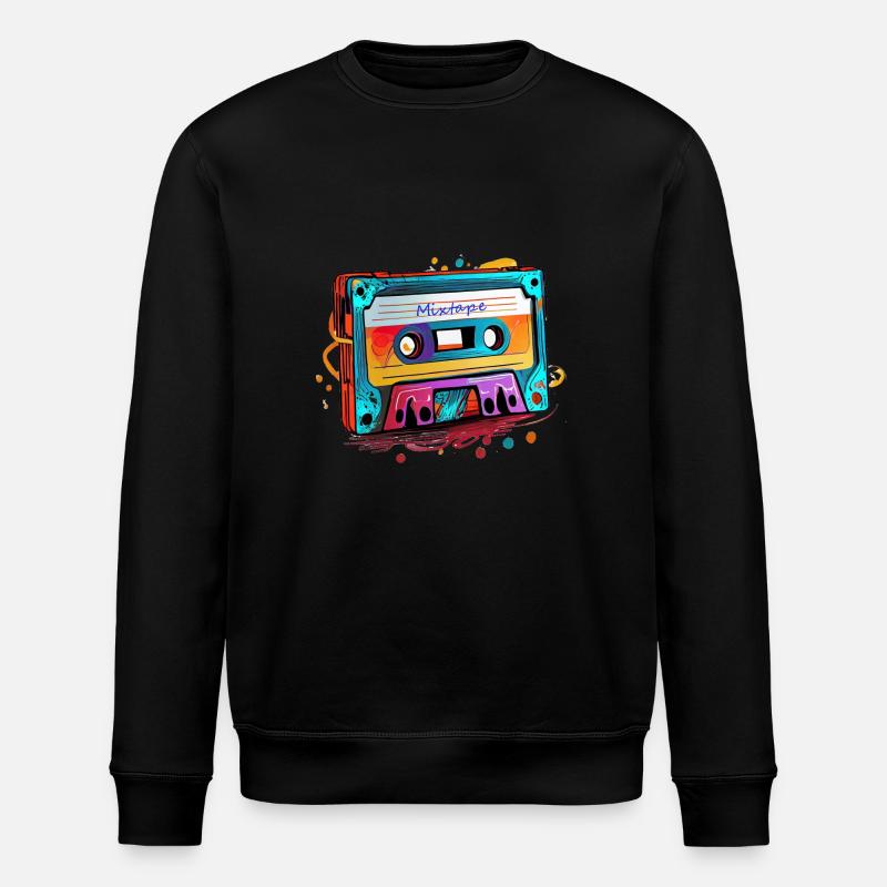 Mixtape 2 - Sweat bio ROLLER Stanley/Stella Unisexe - noir