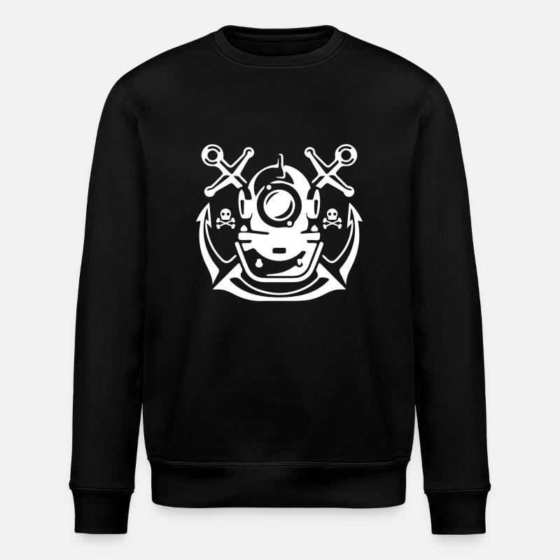 Tiefsee-Abenteuer - Stanley/Stella Unisex Bio-Sweatshirt ROLLER - Schwarz