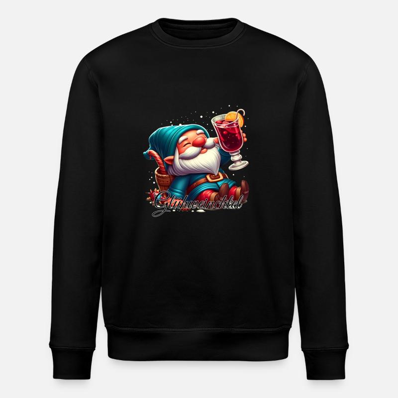Glühweinchtel - Stanley/Stella Unisex Bio-Sweatshirt ROLLER - Schwarz