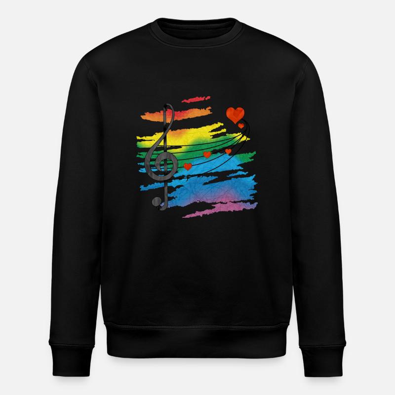 Musique - Sweat bio ROLLER Stanley/Stella Unisexe - noir