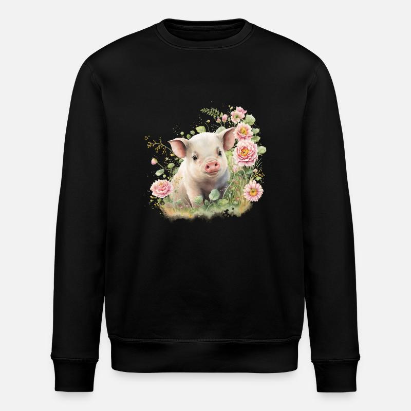 COCHON - Sweat bio ROLLER Stanley/Stella Unisexe - noir