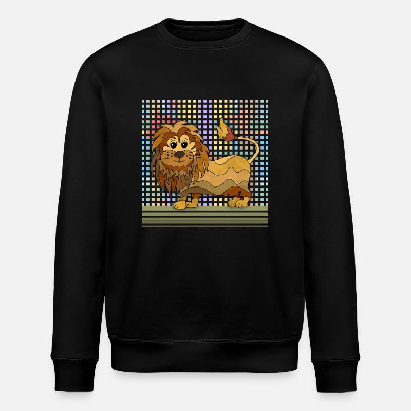 Lion - Sweat bio ROLLER Stanley/Stella Unisexe - noir
