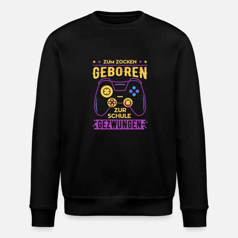 Zocken 2 - Stanley/Stella Unisex Bio-Sweatshirt ROLLER - Schwarz
