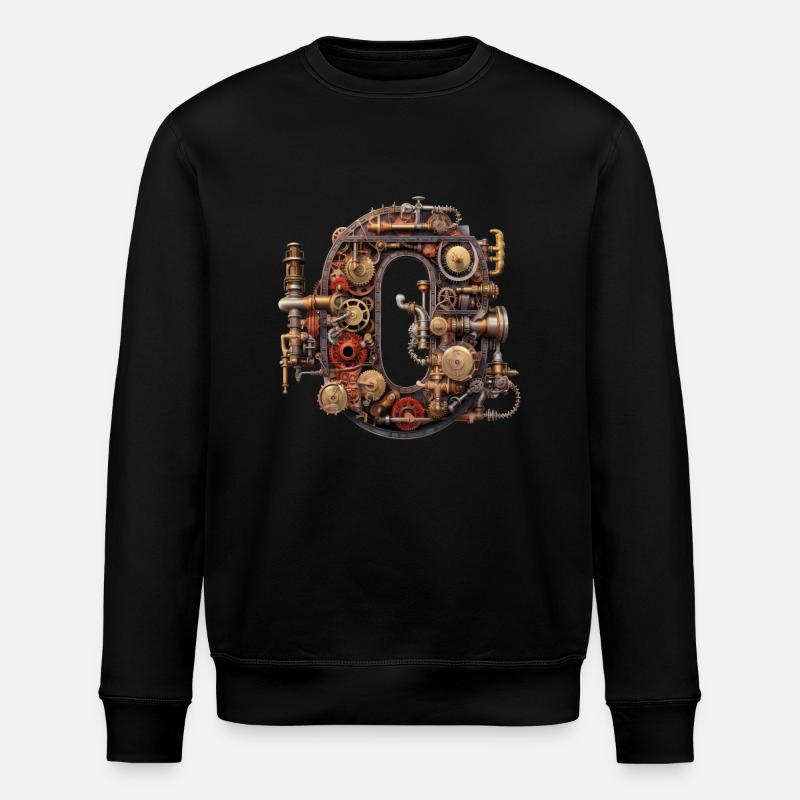 Abstrait Futuriste Illustrations Symboles Mots - Sweat bio ROLLER Stanley/Stella Unisexe - noir