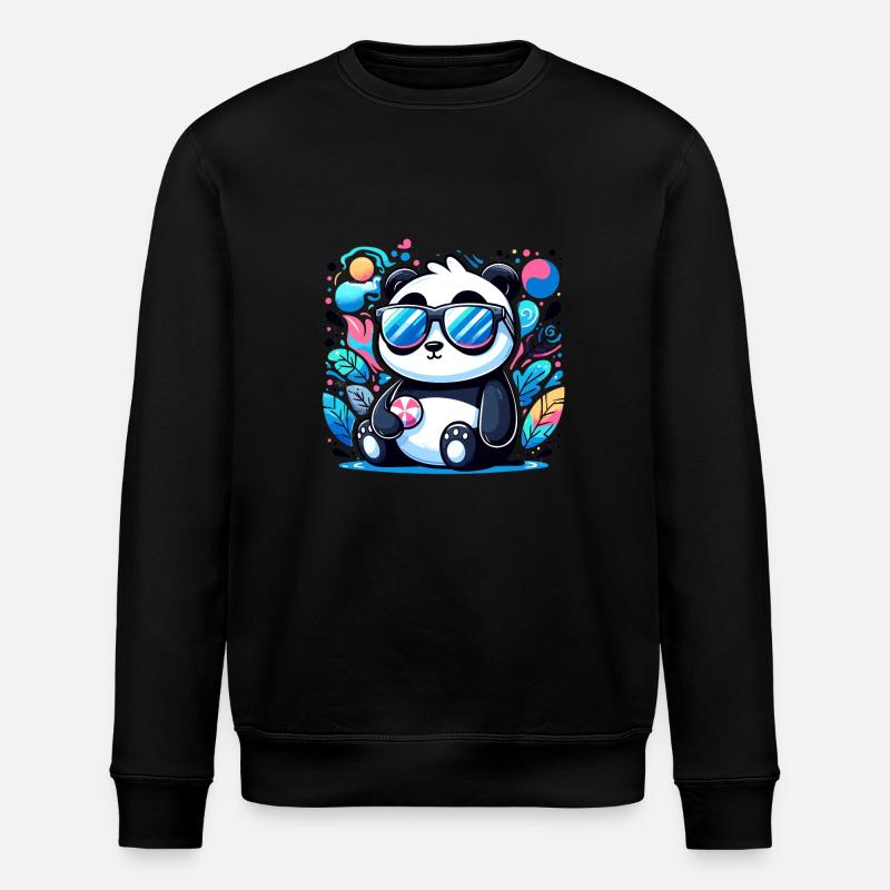 Lunettes de soleil Panda - Sweat bio ROLLER Stanley/Stella Unisexe - noir