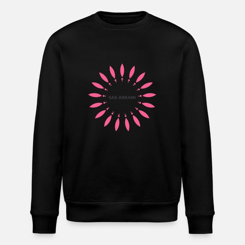 Transparent Logo - Stanley/Stella ROLLER Unisex Organic Sweatshirt - black