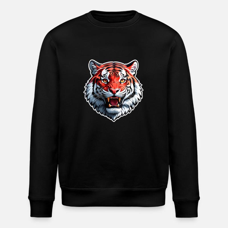 Berglöwe - Stanley/Stella Unisex Bio-Sweatshirt ROLLER - Schwarz
