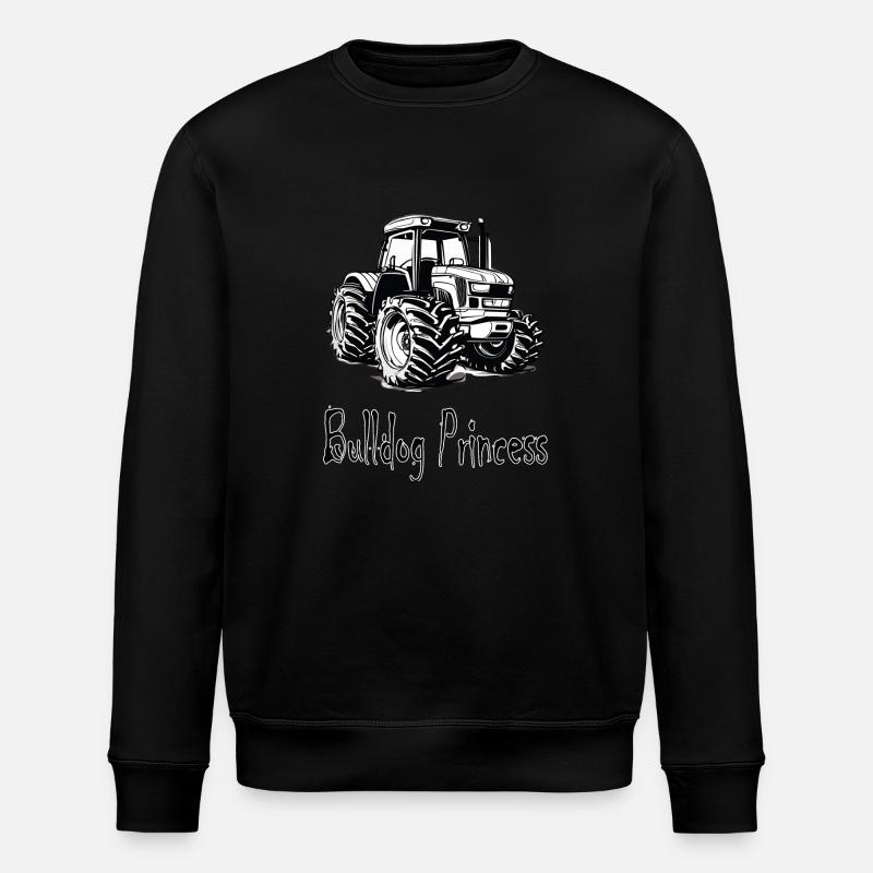 Princesse bouledogue - Sweat bio ROLLER Stanley/Stella Unisexe - noir