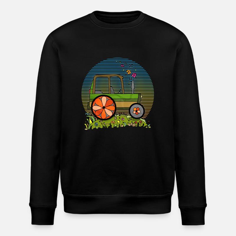 Traktor - Stanley/Stella Unisex Bio-Sweatshirt ROLLER - Schwarz