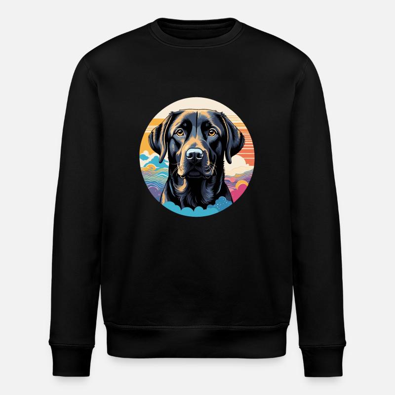 Labrador Retriever - Sweat bio ROLLER Stanley/Stella Unisexe - noir