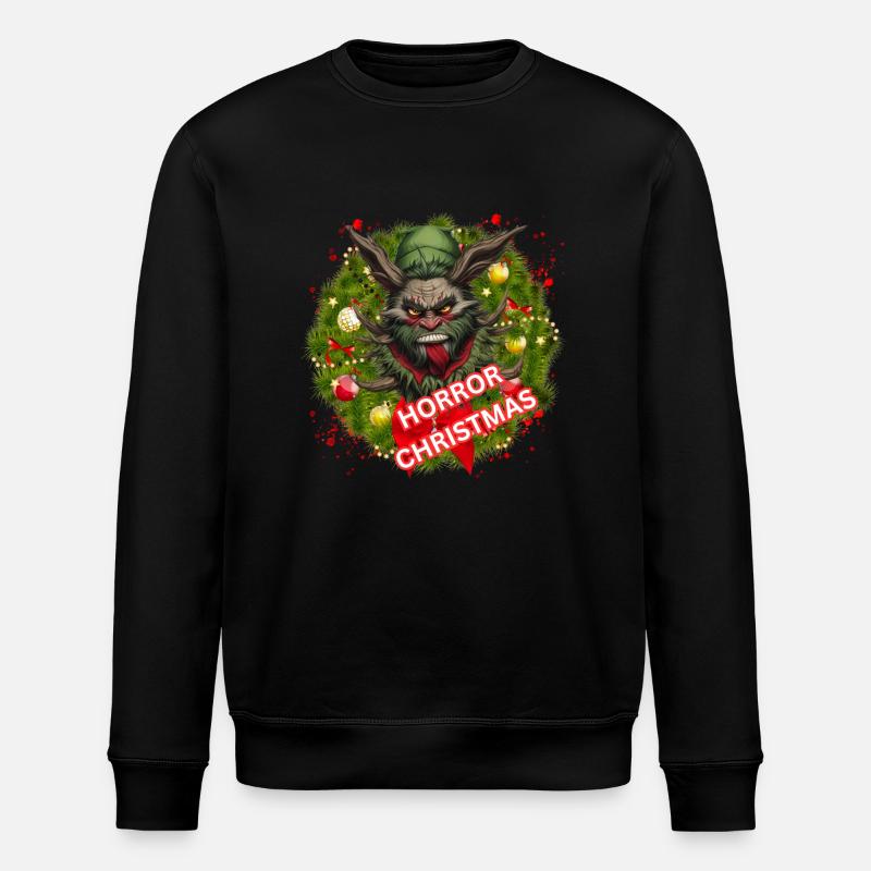 Dark Chrismas - Stanley/Stella Unisex Bio-Sweatshirt ROLLER - Schwarz