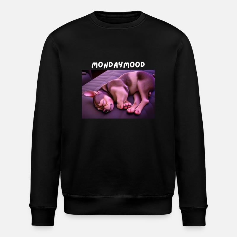 Mondaymood clear - Stanley/Stella Unisex Bio-Sweatshirt ROLLER - Schwarz