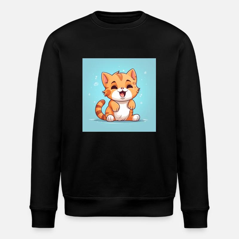 Pattes de velours - Sweat bio ROLLER Stanley/Stella Unisexe - noir