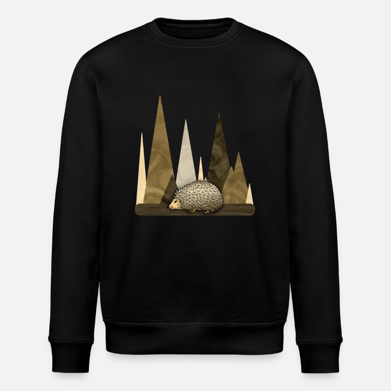 Igel - Stanley/Stella Unisex Bio-Sweatshirt ROLLER - Schwarz