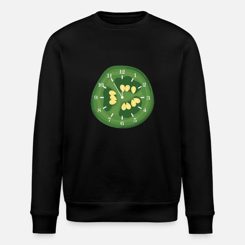 C’est l’heure du poivron - Sweat bio ROLLER Stanley/Stella Unisexe - noir