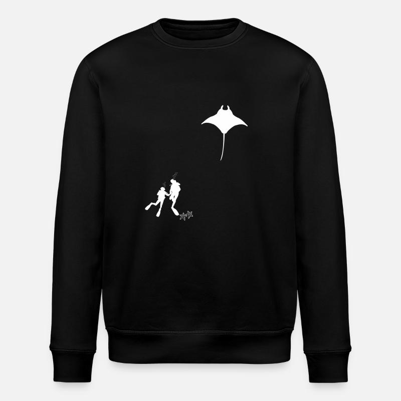 Diving - Stanley/Stella ROLLER Unisex Organic Sweatshirt - black