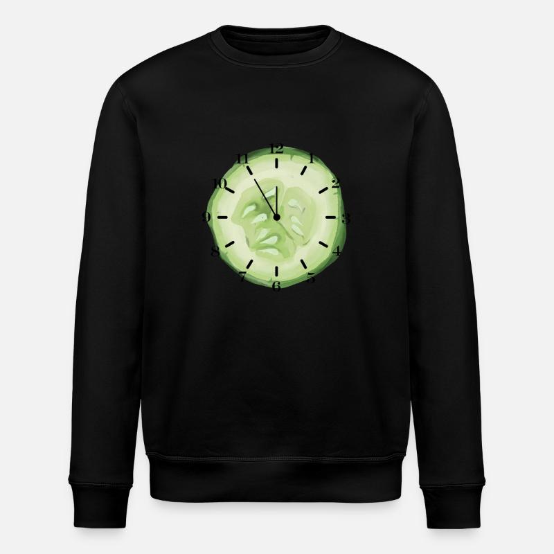 Es ist Gurkenzeit - Stanley/Stella Unisex Bio-Sweatshirt ROLLER - Schwarz