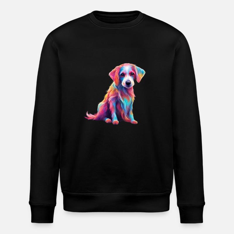 magic magic dog - Stanley/Stella Unisex Bio-Sweatshirt ROLLER - Schwarz