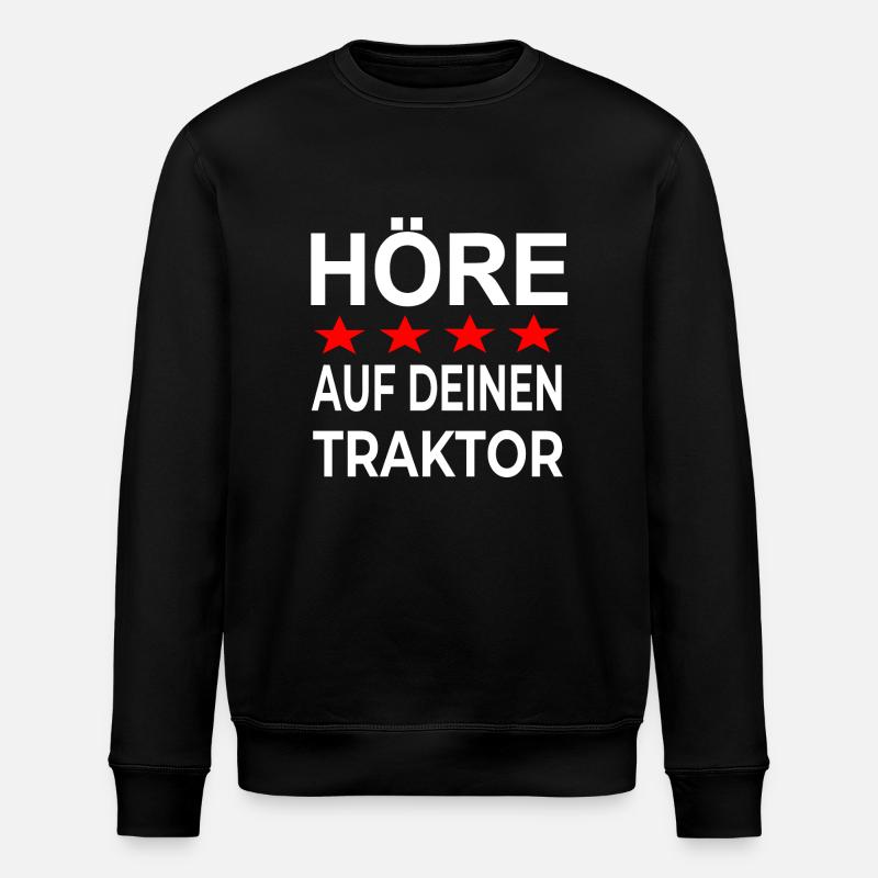 Traktor - Stanley/Stella Unisex Bio-Sweatshirt ROLLER - Schwarz