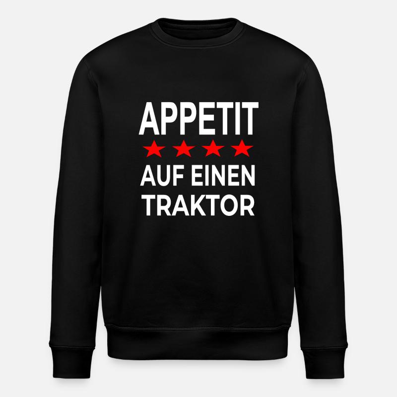 Traktor - Stanley/Stella Unisex Bio-Sweatshirt ROLLER - Schwarz