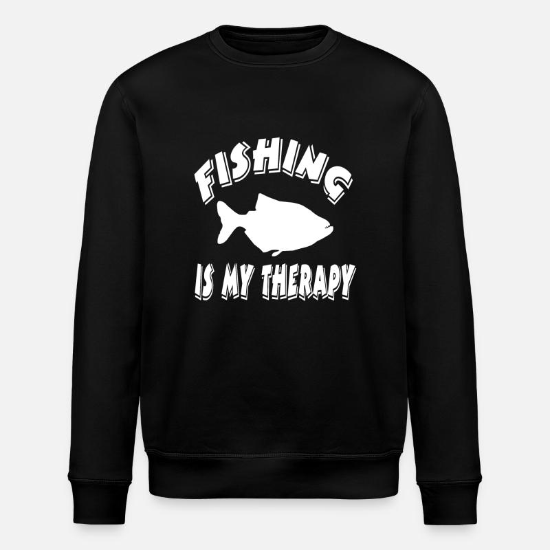 Angling - Stanley/Stella ROLLER Unisex Organic Sweatshirt - black