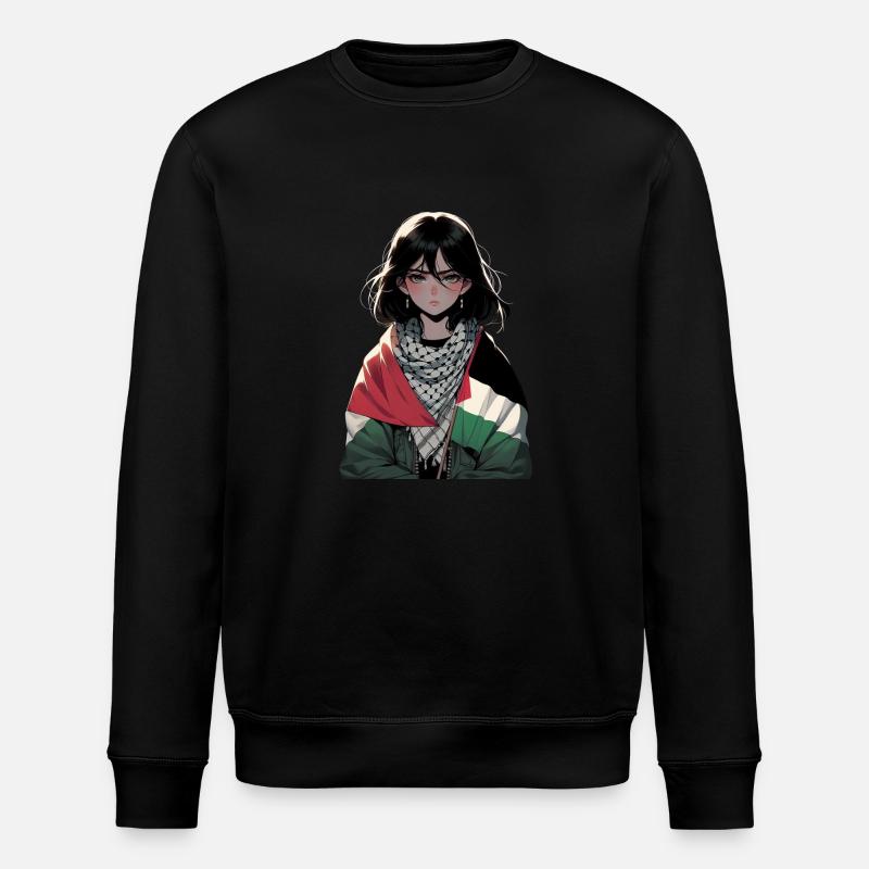 Fille de Palestine - Sweat bio ROLLER Stanley/Stella Unisexe - noir