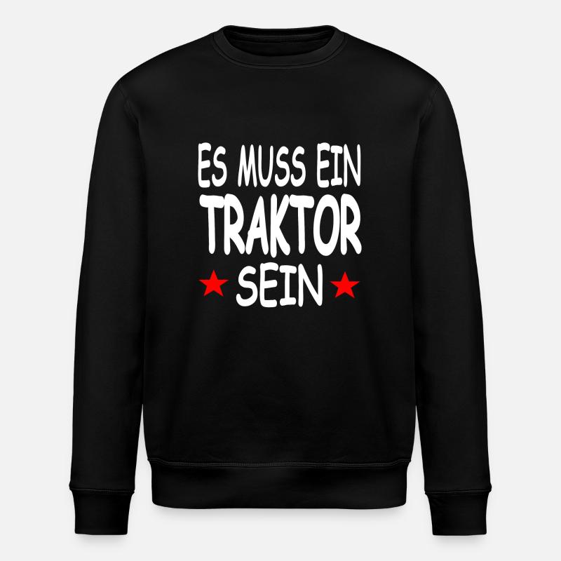 Tractor - Stanley/Stella ROLLER Unisex Organic Sweatshirt - black