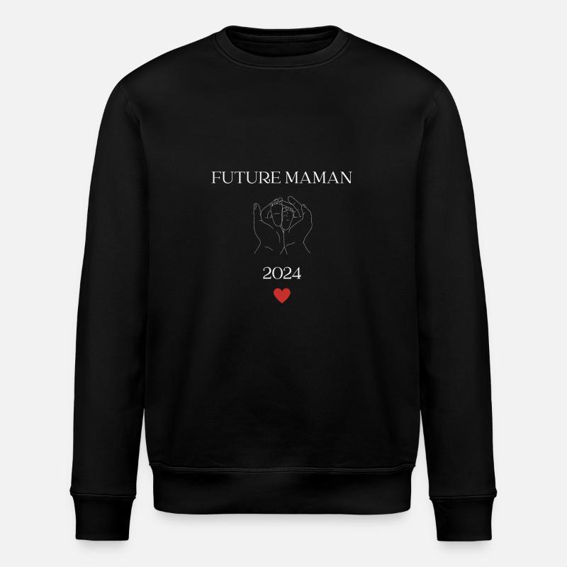 Future maman 2024 - Sweat bio ROLLER Stanley/Stella Unisexe - noir