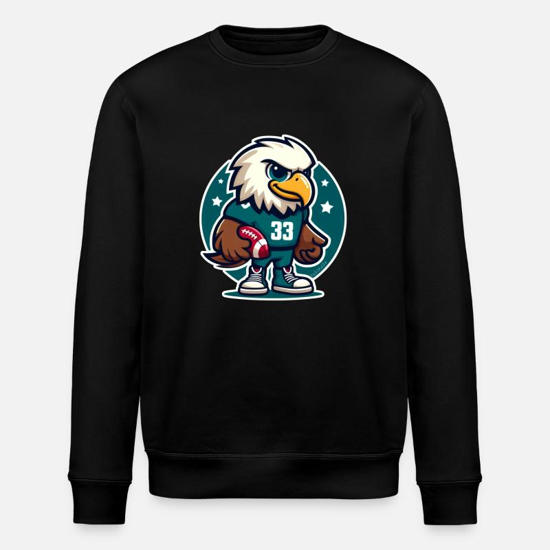 Fußball-Adler - Stanley/Stella Unisex Bio-Sweatshirt ROLLER - Schwarz