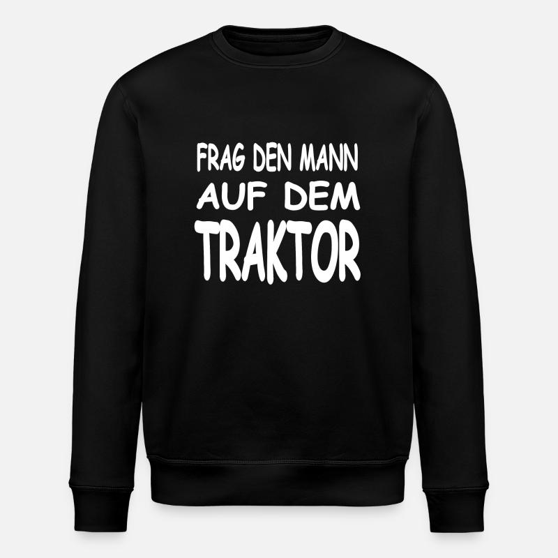 Traktor - Stanley/Stella Unisex Bio-Sweatshirt ROLLER - Schwarz