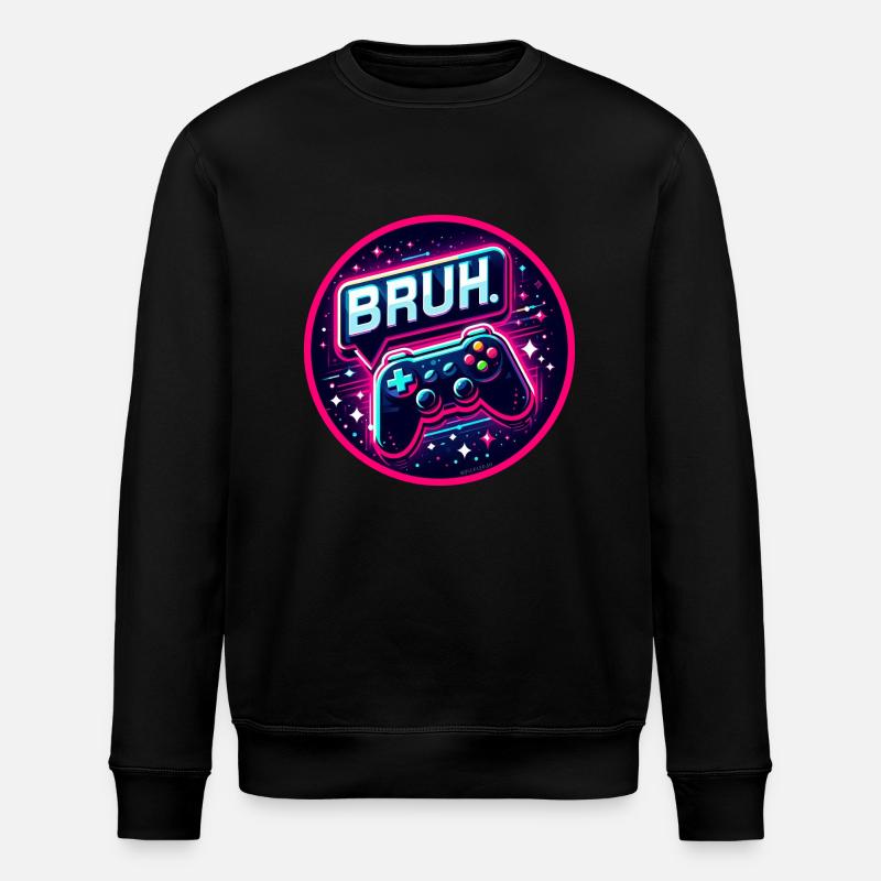 Bruh - Logo du joueur - Sweat bio ROLLER Stanley/Stella Unisexe - noir