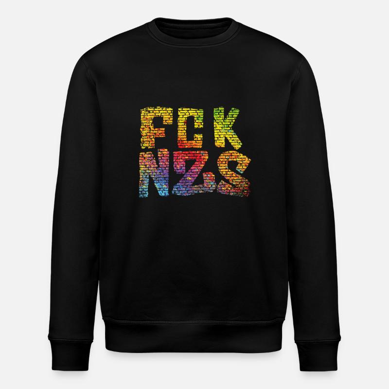 FCK NZS - Sweat bio ROLLER Stanley/Stella Unisexe - noir