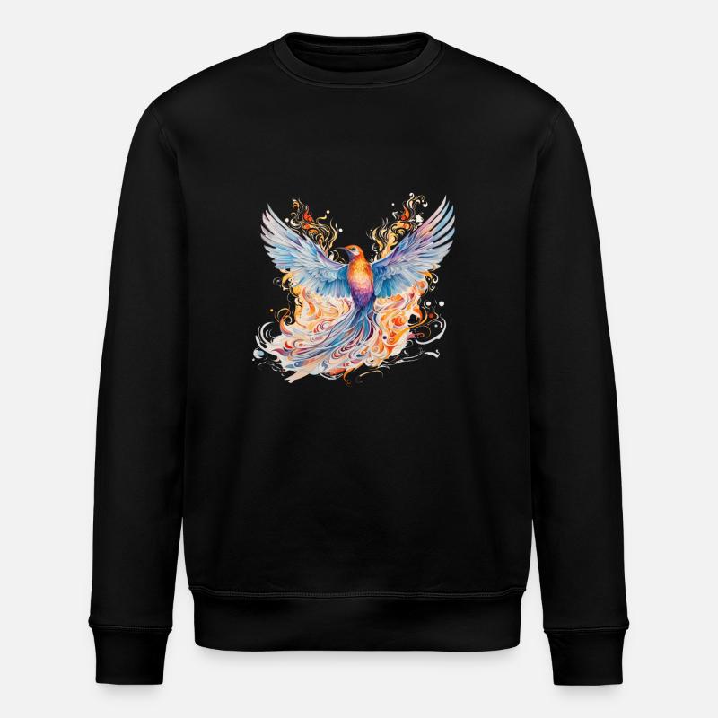 Oiseau de paradis - Sweat bio ROLLER Stanley/Stella Unisexe - noir