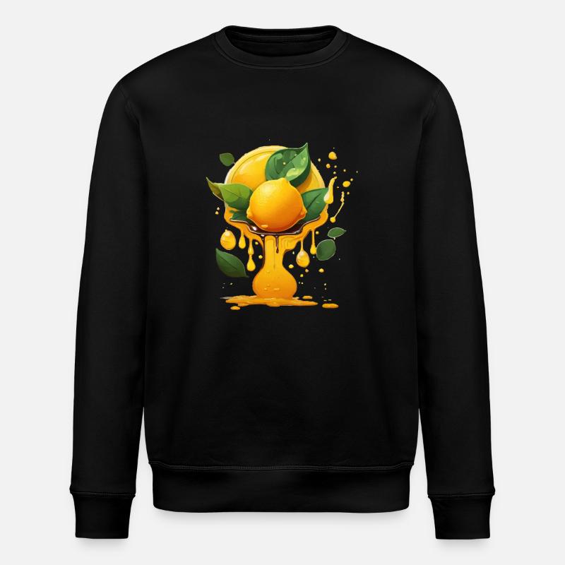 Zitrone - Stanley/Stella Unisex Bio-Sweatshirt ROLLER - Schwarz