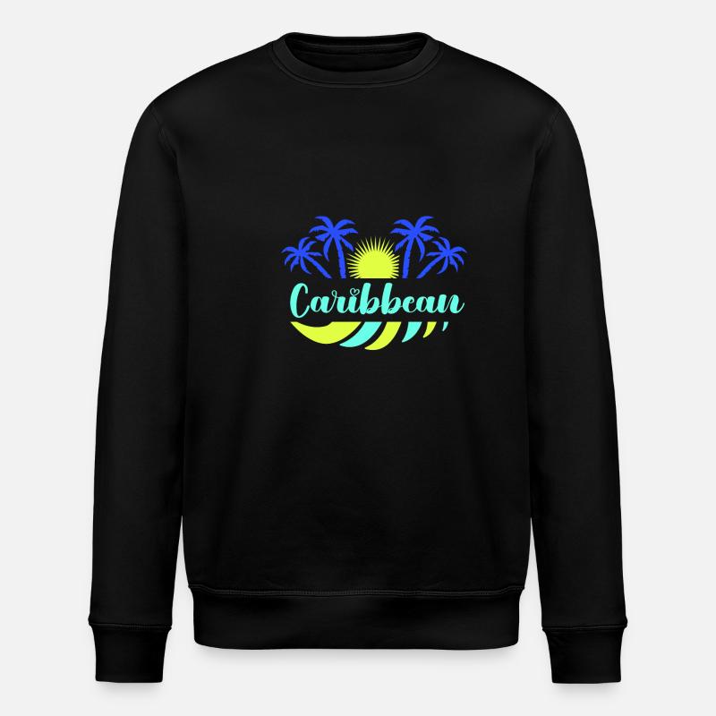 Caribbean - Stanley/Stella Unisex Bio-Sweatshirt ROLLER - Schwarz