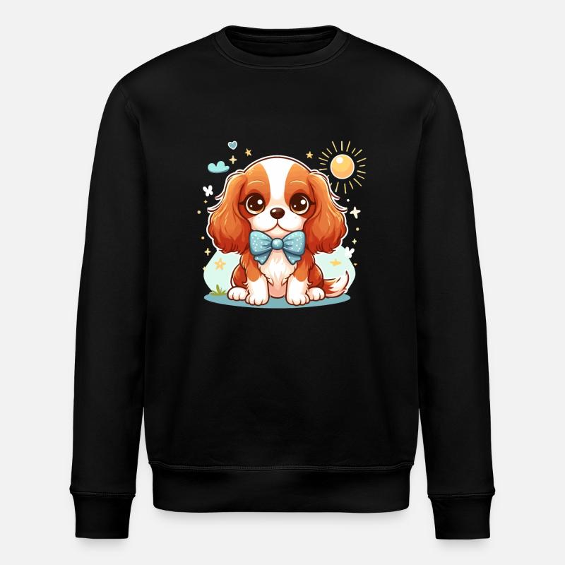 Chien Mignon Cavalier King Charles - Sweat bio ROLLER Stanley/Stella Unisexe - noir
