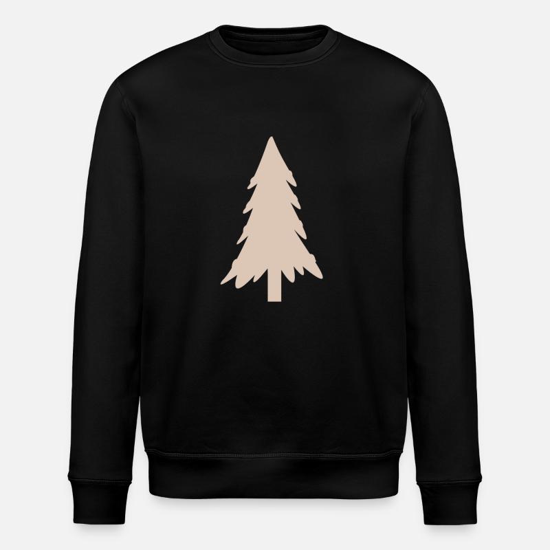 Fir tree - Stanley/Stella ROLLER Unisex Organic Sweatshirt - black