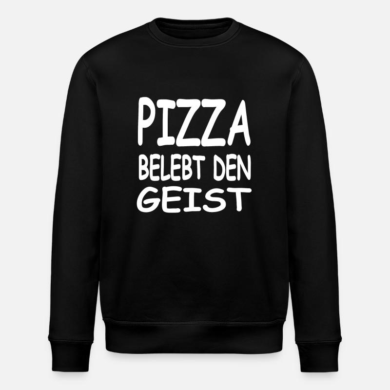 Pizza - Sweat bio ROLLER Stanley/Stella Unisexe - noir