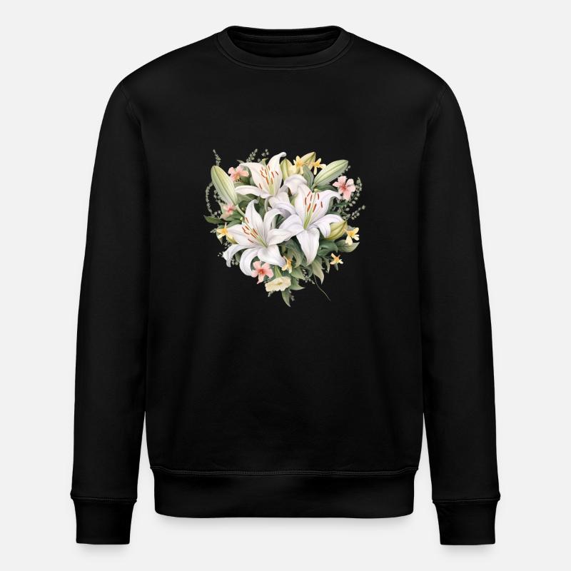 Coeur de lys - Sweat bio ROLLER Stanley/Stella Unisexe - noir