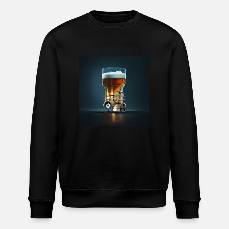 Beer engine - Stanley/Stella ROLLER Unisex Organic Sweatshirt - black