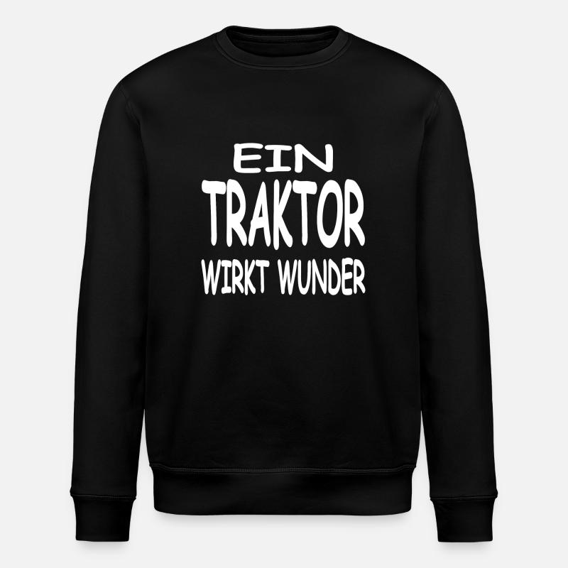 Tractor - Stanley/Stella ROLLER Unisex Organic Sweatshirt - black