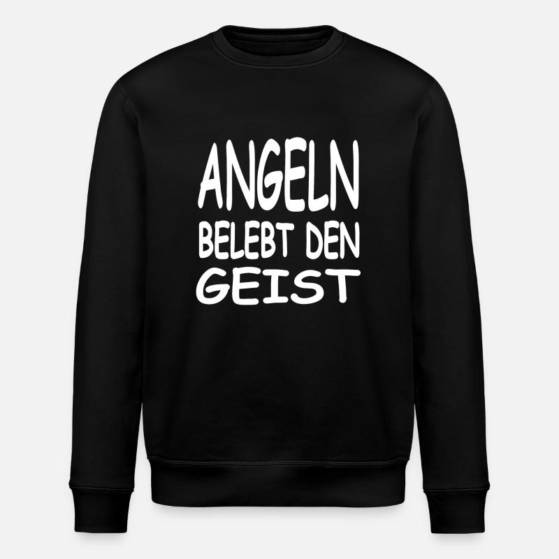 Angling - Stanley/Stella ROLLER Unisex Organic Sweatshirt - black