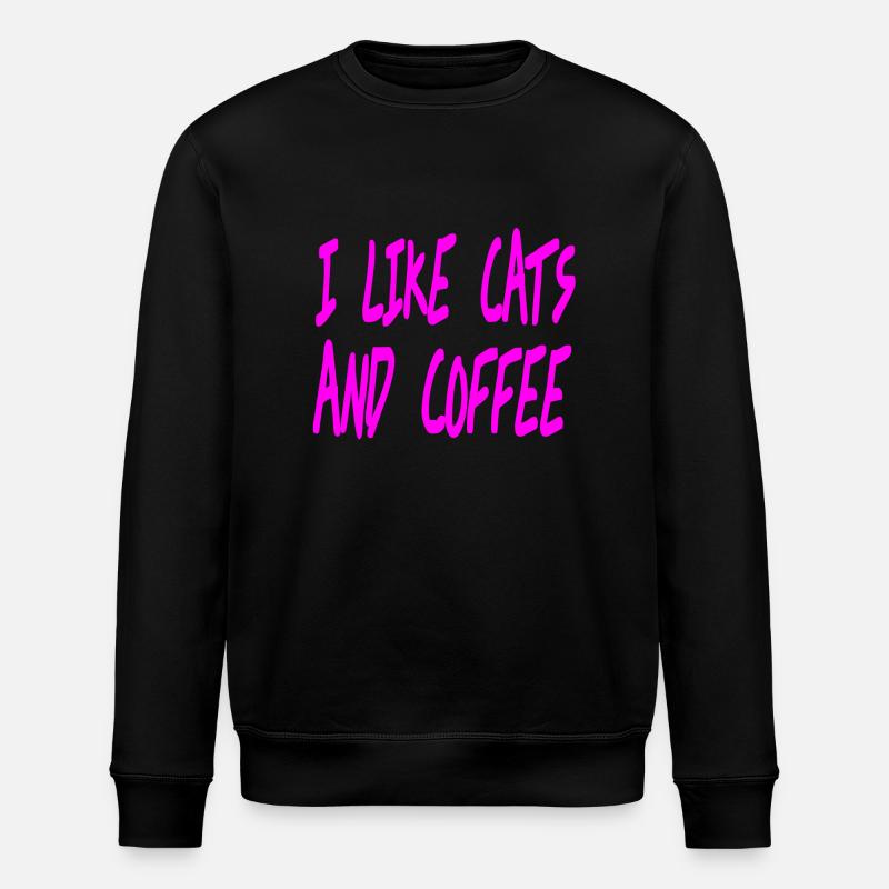 Feline - Stanley/Stella ROLLER Unisex Organic Sweatshirt - black