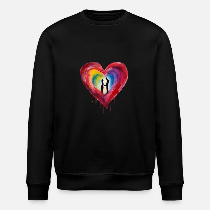 Heart people - Stanley/Stella Unisex Bio-Sweatshirt ROLLER - Schwarz