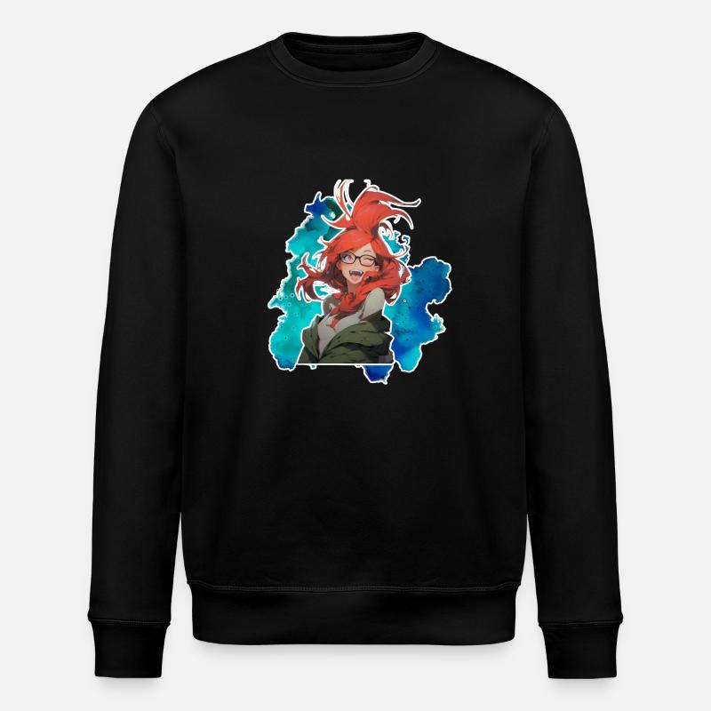 Frau Soline Youplalou - Stanley/Stella Unisex Bio-Sweatshirt ROLLER - Schwarz