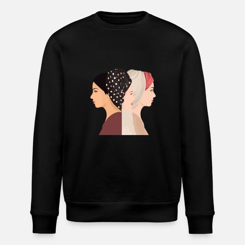 The Three Women - Stanley/Stella ROLLER Unisex Organic Sweatshirt - black