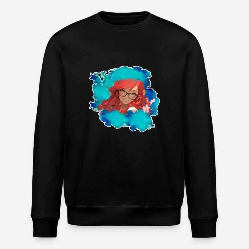 Madame Soline Flower - Sweat bio ROLLER Stanley/Stella Unisexe - noir